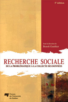 Recherche sociale 5e éd. - BENOIT GAUTHIER