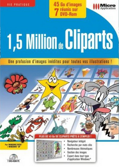 1,5 million de cliparts - PC