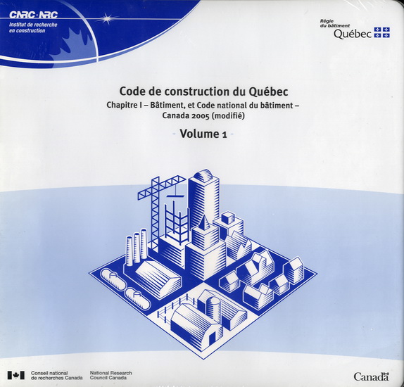 COLLECTIF Code de construction du Québec chapitre 1 bâtiment et